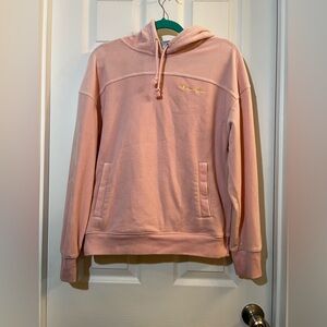 🦋 Champion Light Pink velour  Pullover Hoodie size medium